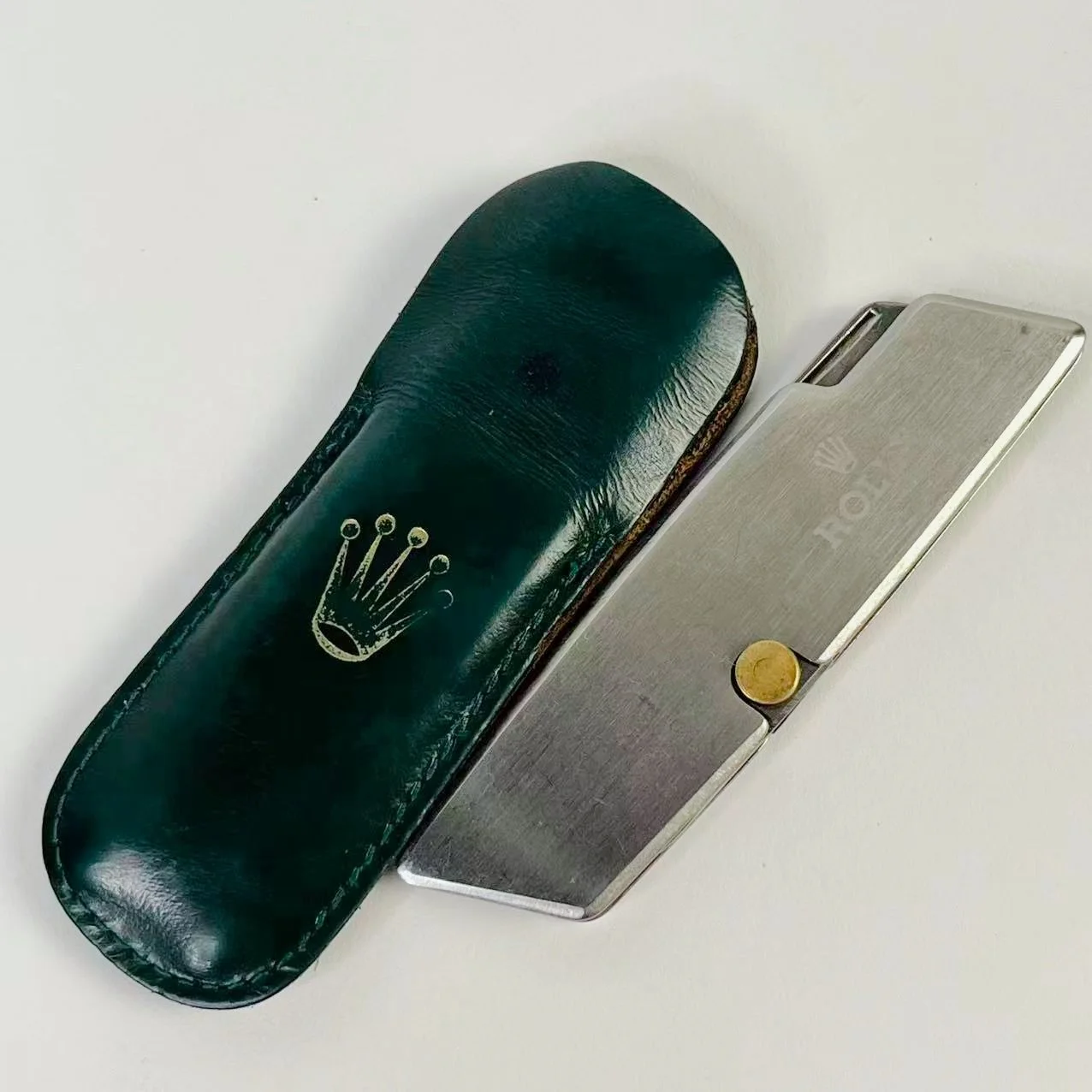 Rolex Swiss Brushed Stainless Steel Multi-Tool Pocket Knife