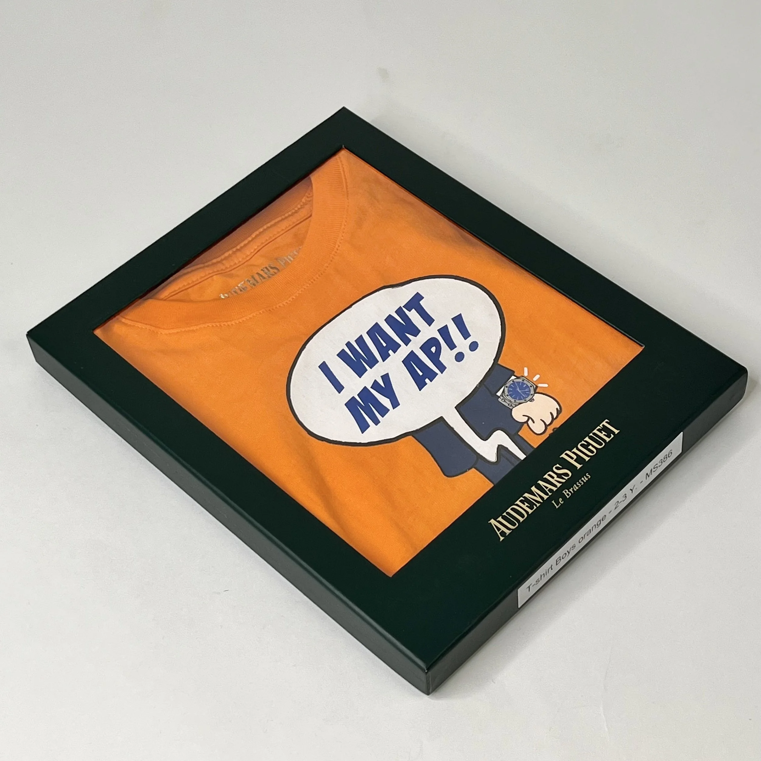 Audemars Piguet Orange Cartoon Print Kids’ T-shirt