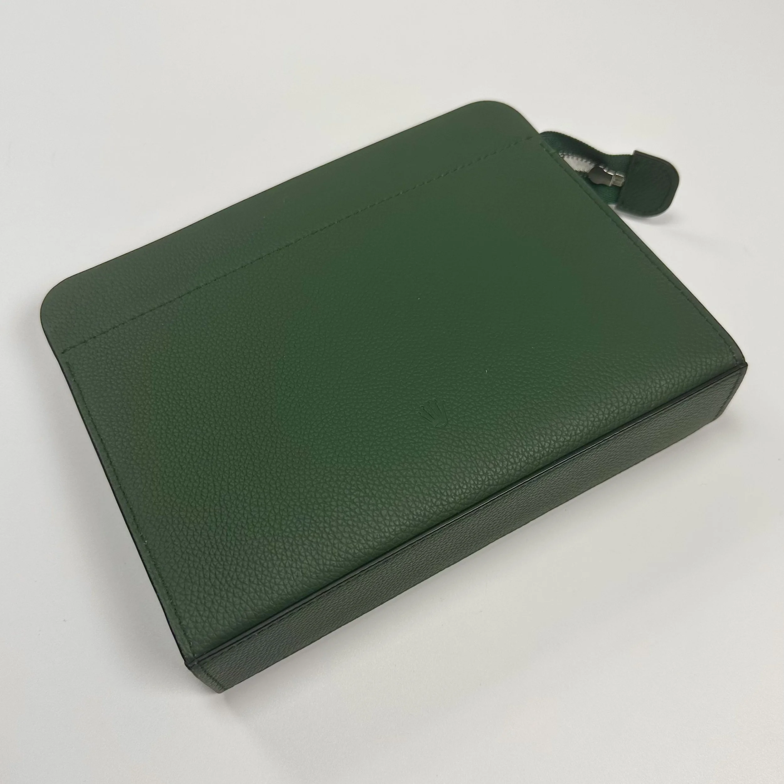 Rolex Oyster 100th Anniversary Green Grained Leather Pouch