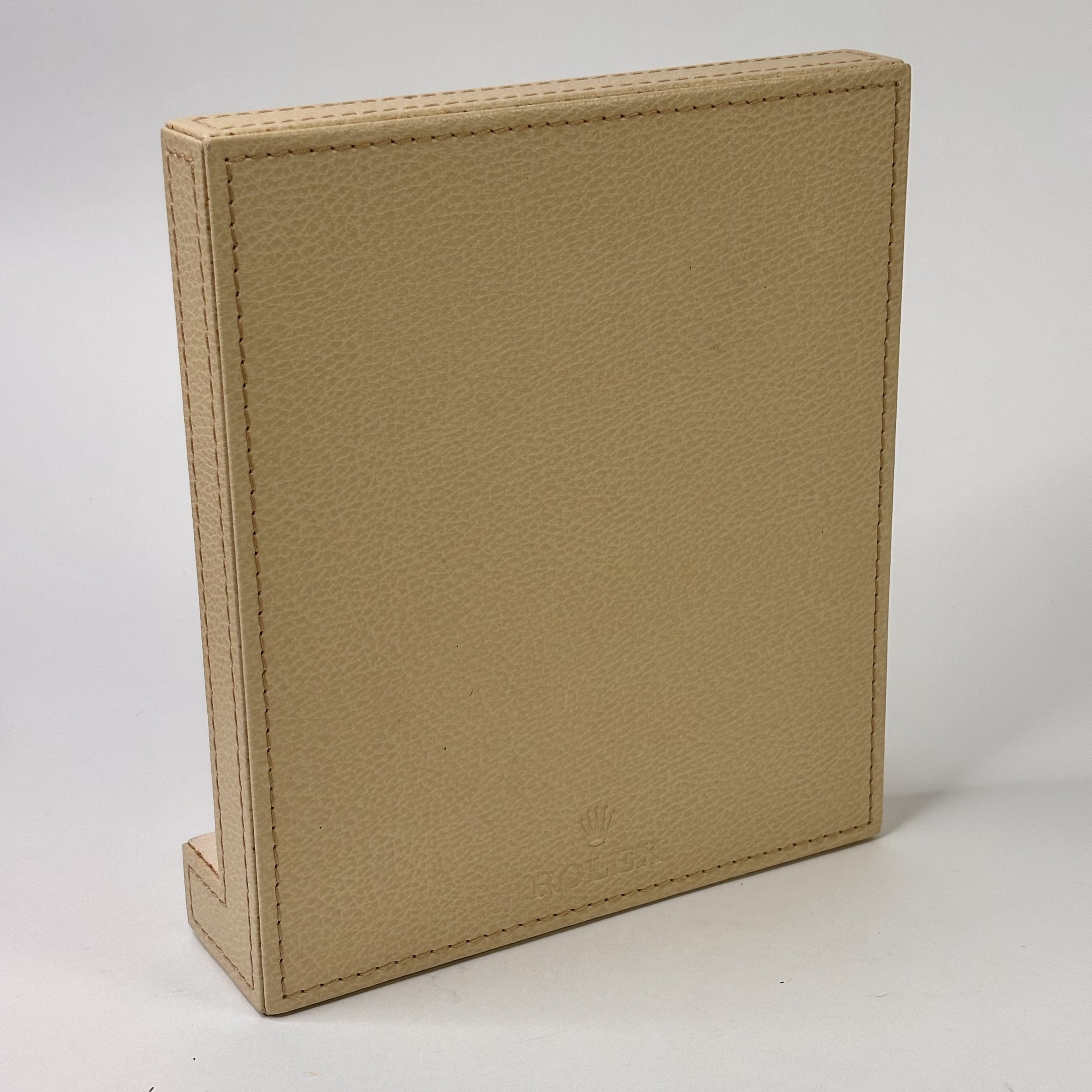 Rolex Beige Leather Display Stand