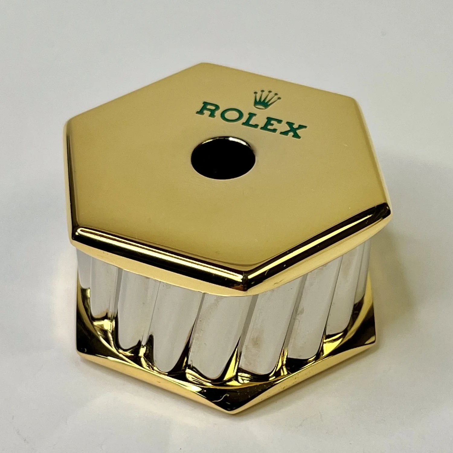 Rolex Desk Pen & Holder Set – VIP Promotional Gift in Green Box