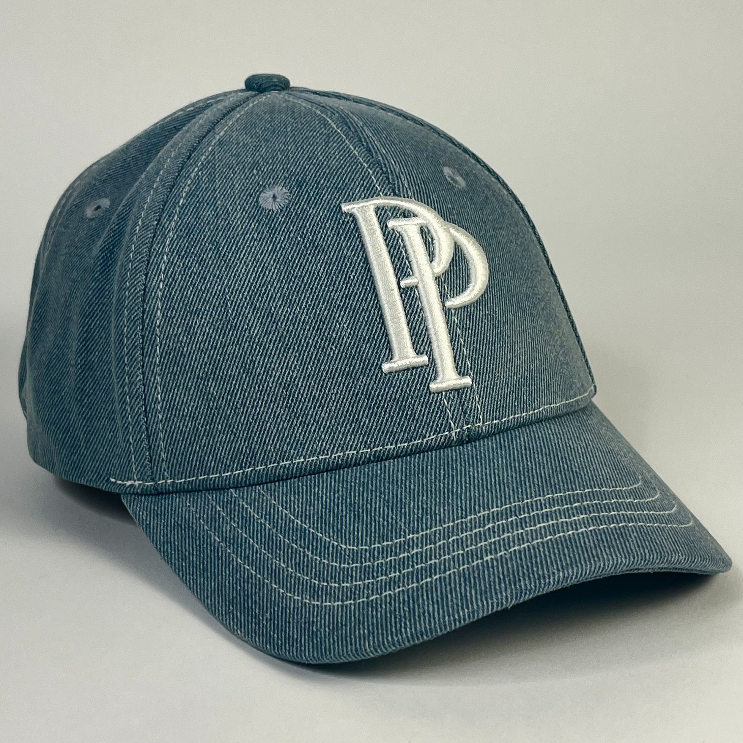 Patek Philippe Light Blue Denim Monogram Embroidery Baseball Cap