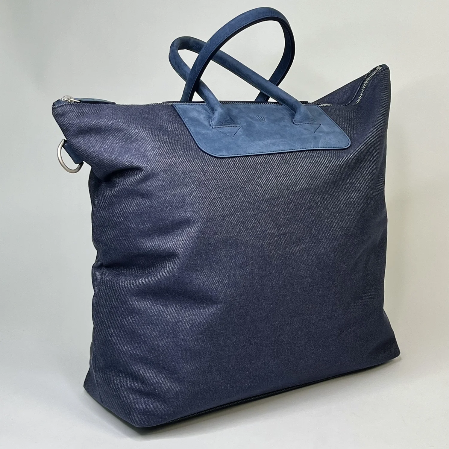 Rolex Oversized Travel Tote Bag – Navy Denim & Suede VIP Edition