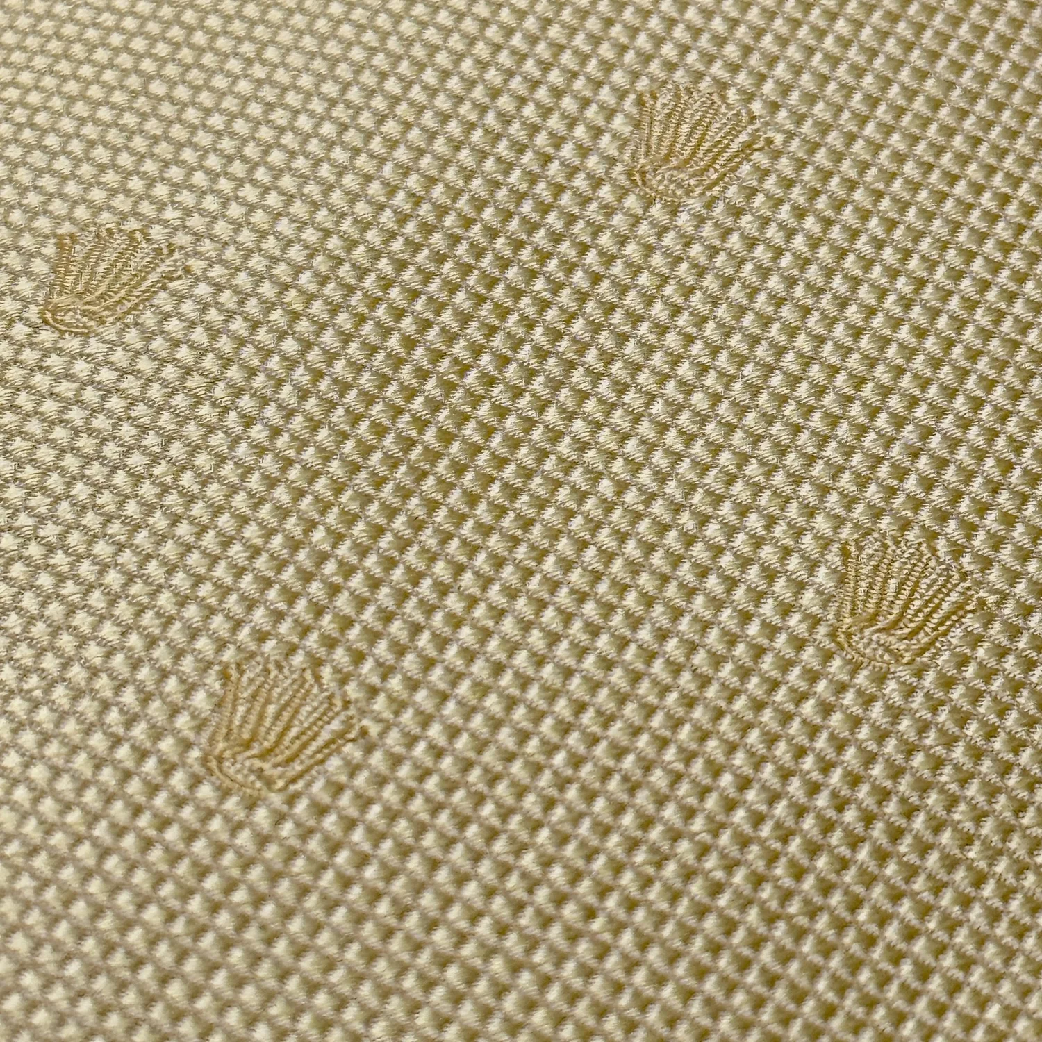 Rolex Yellow Silk Tie - Vintage Italian Monogram Luxury