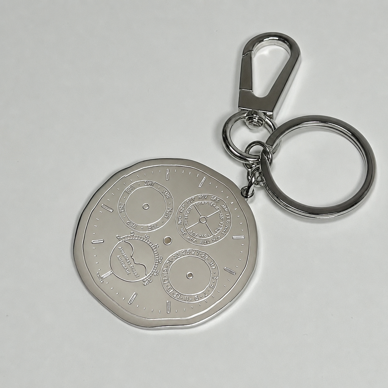 Audemars Piguet Perpetual Calendar Polished Metal Keychain