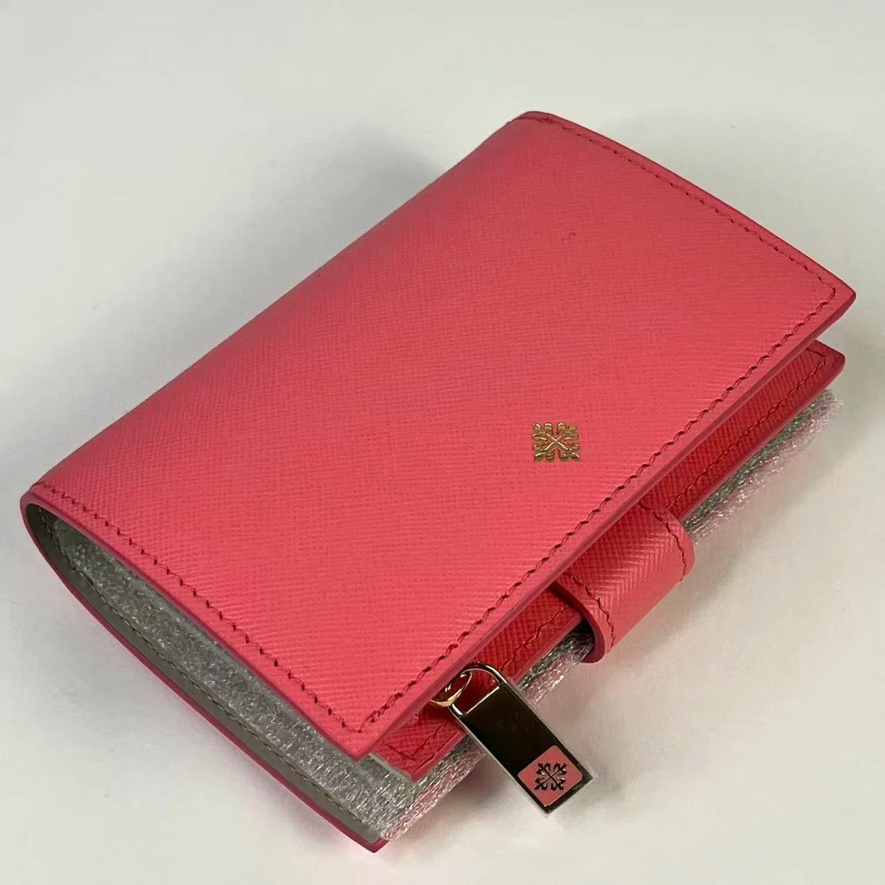 Patek Philippe Calatrava Saffiano Pink Leather Wallet