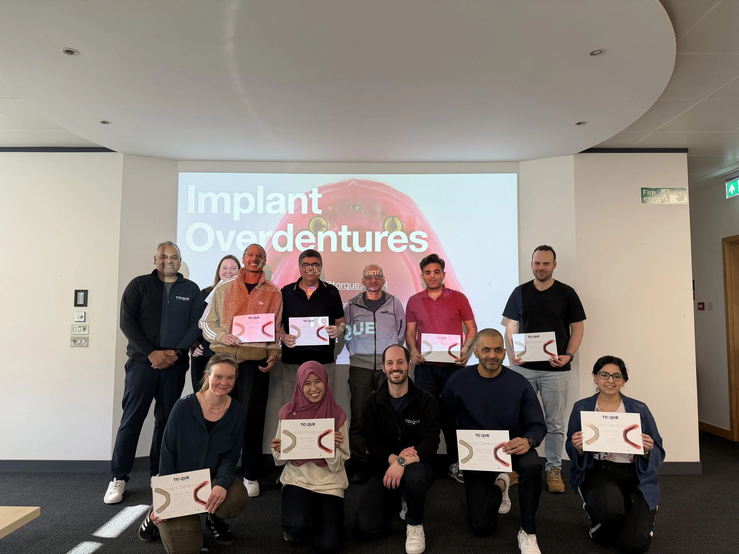 Implant overdentures course participants