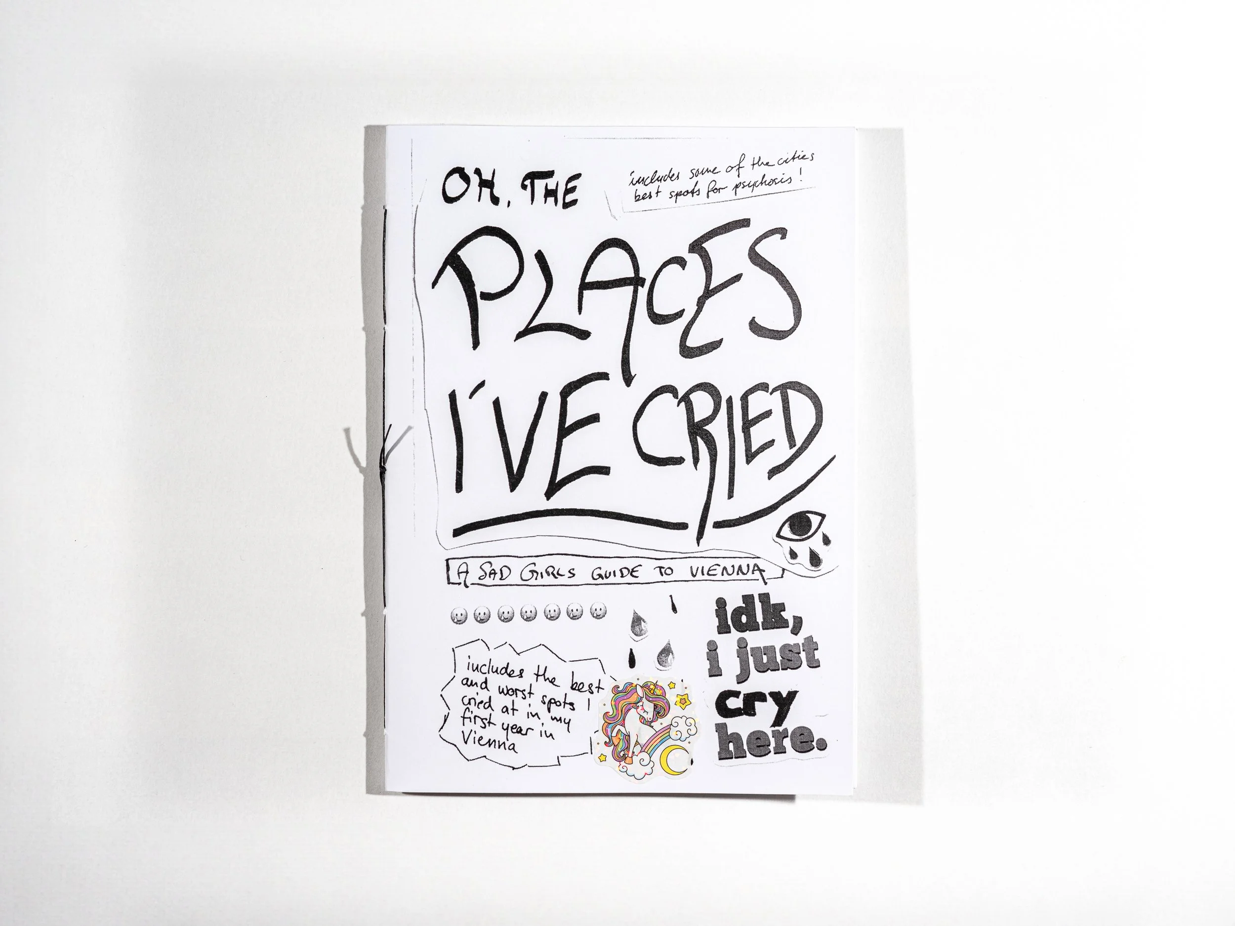 oh, the places i've cried [zine]