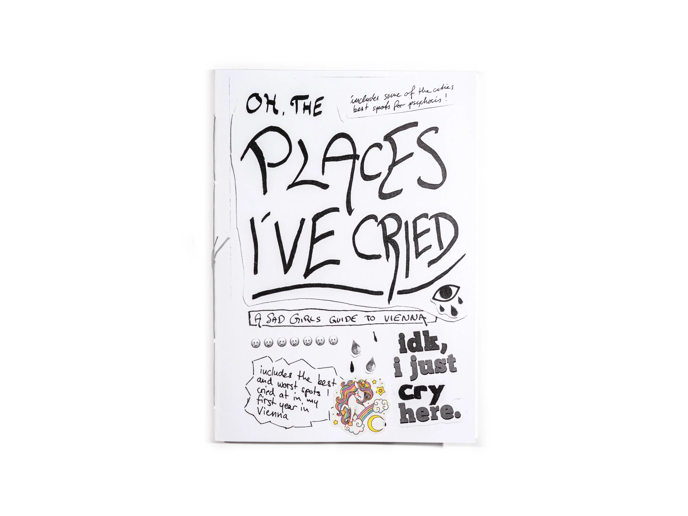 oh, the places i've cried [zine]
