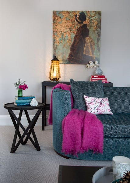 blue-grey-patterned-velvet-sofa-victorian-table