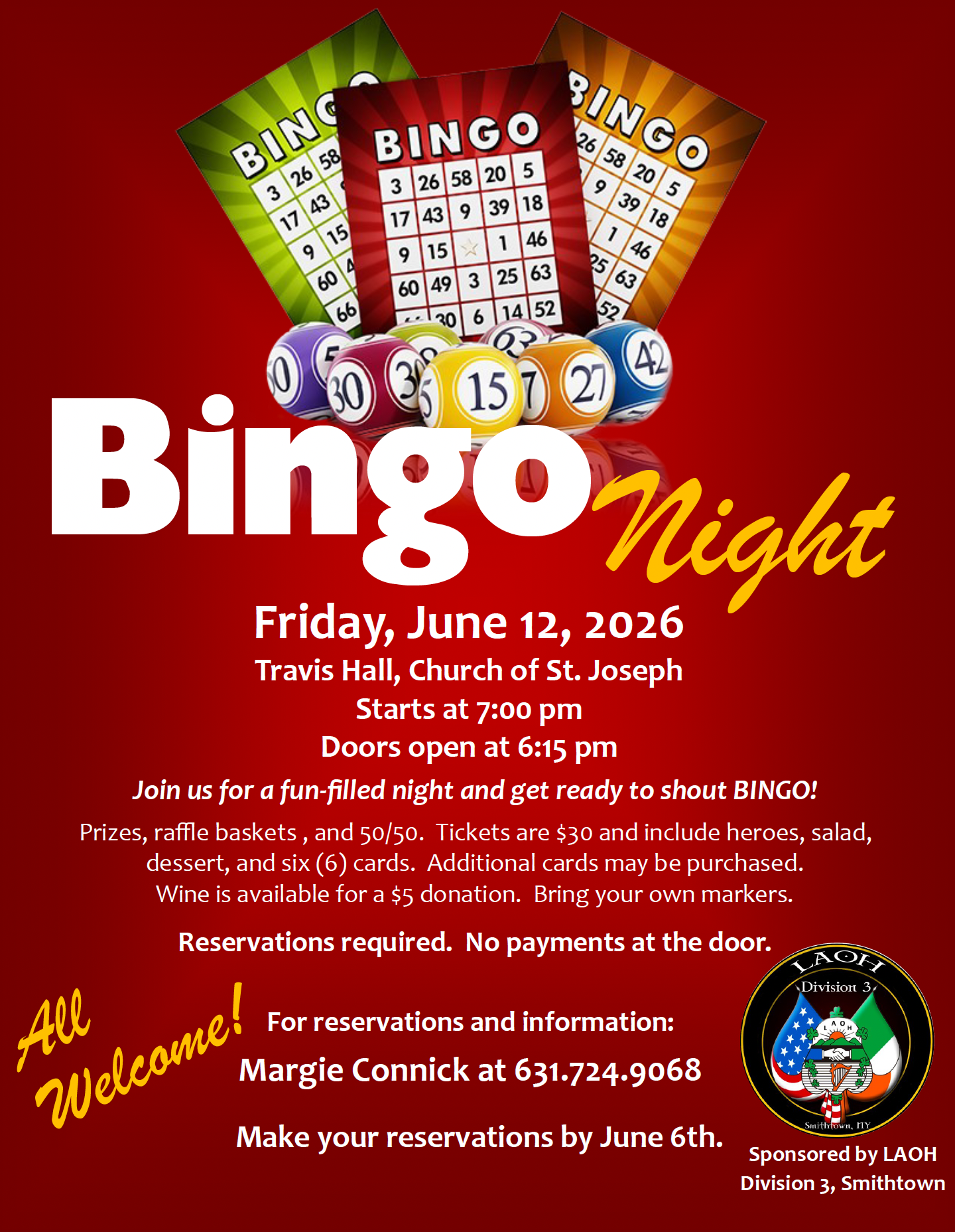 Division 3 Bingo Night