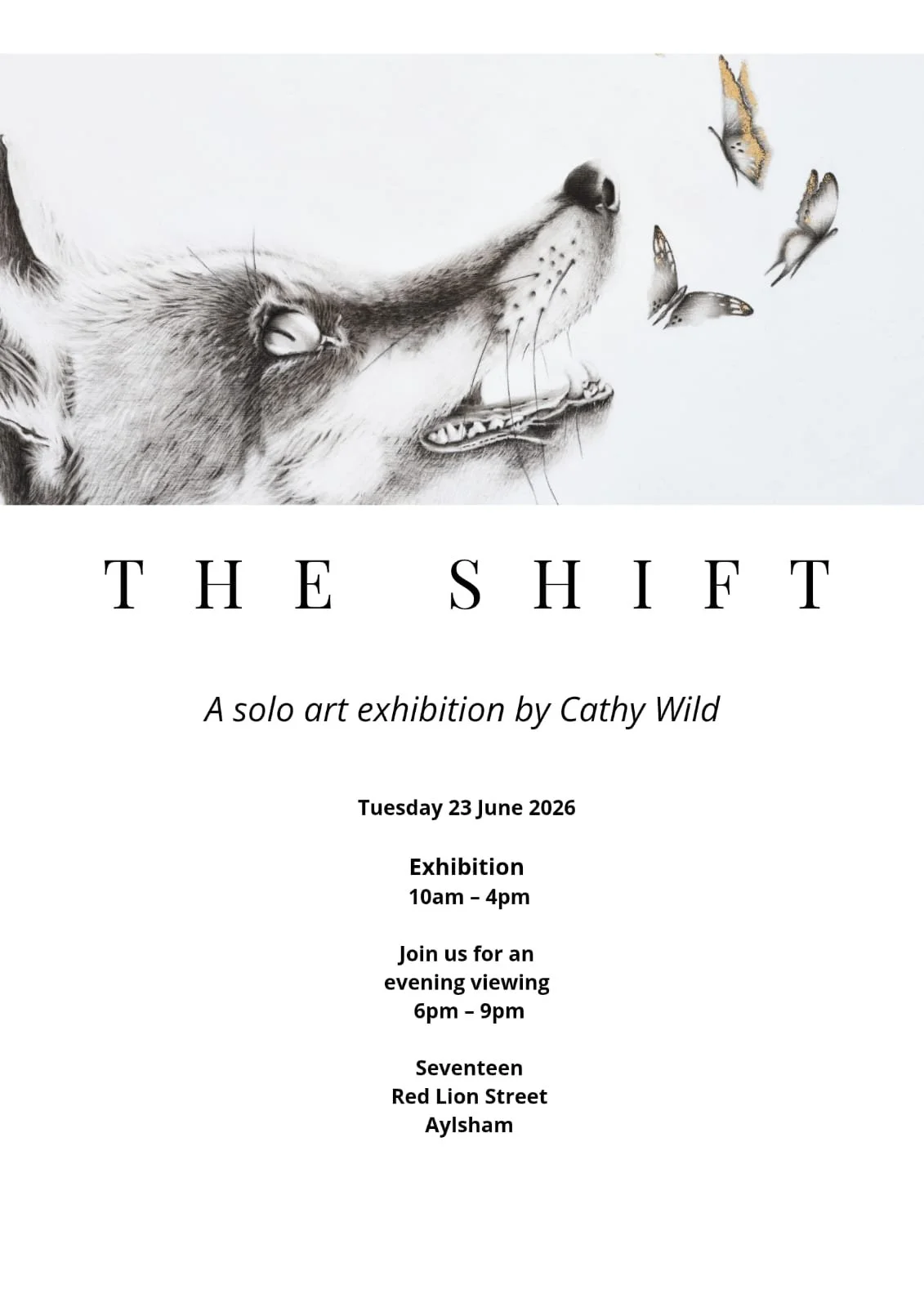 “THE SHIFT” ART EXHIBITION BY CATHY WILD