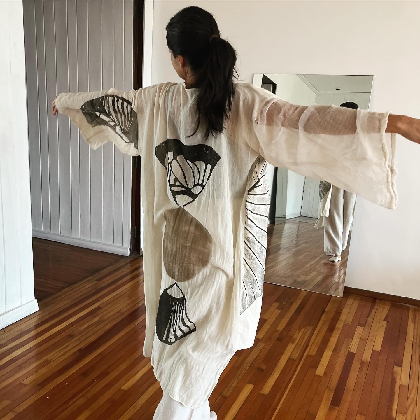 Playing in the kimonos today 🫶 #consciousclothing