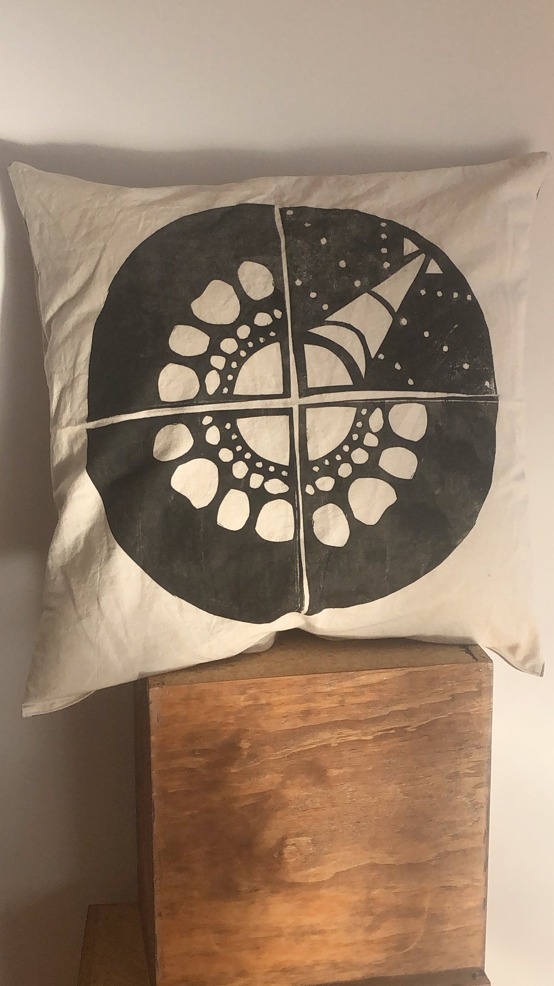 Square Large Cushions in Black and White