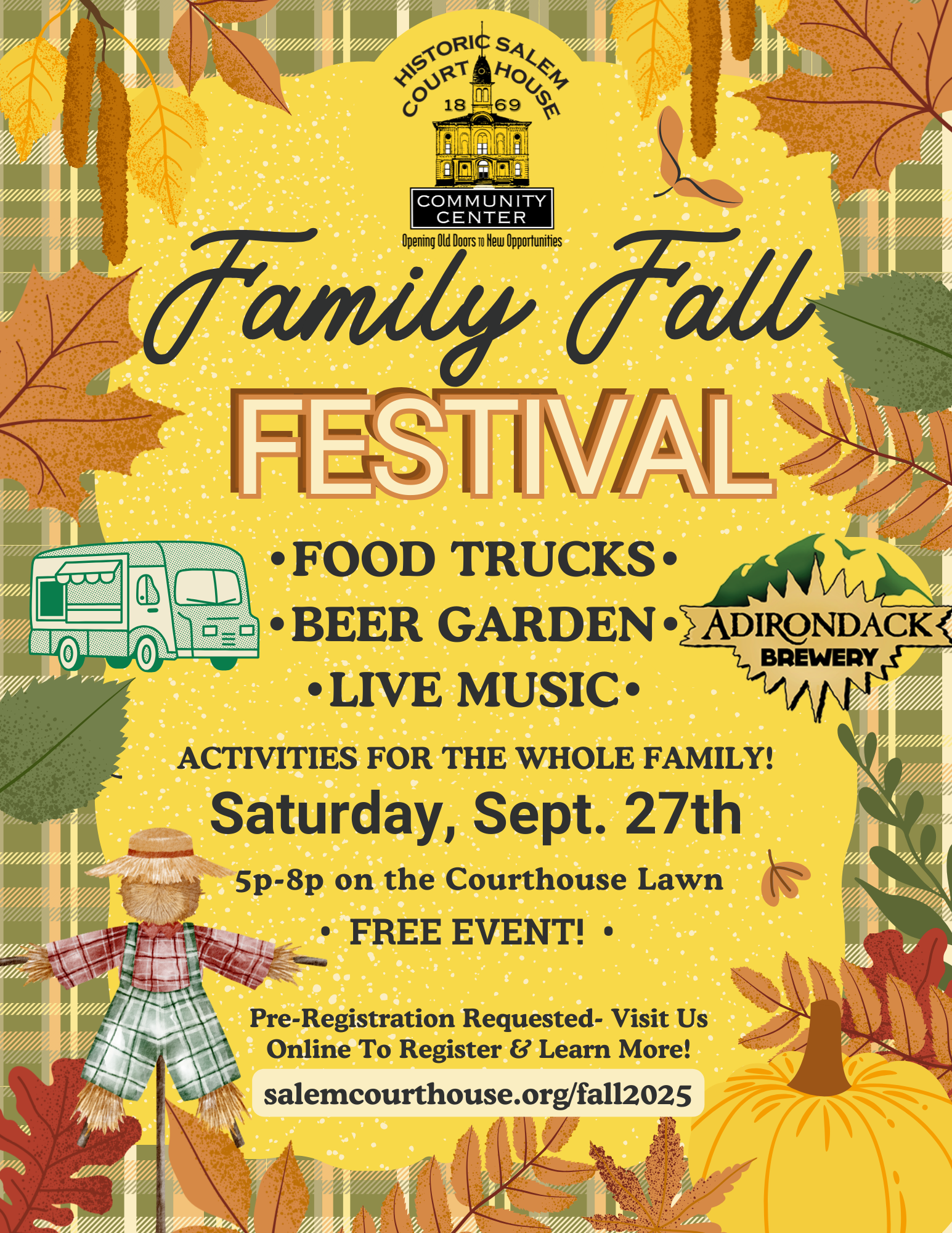 Family Fall Event- Save the Date!!!