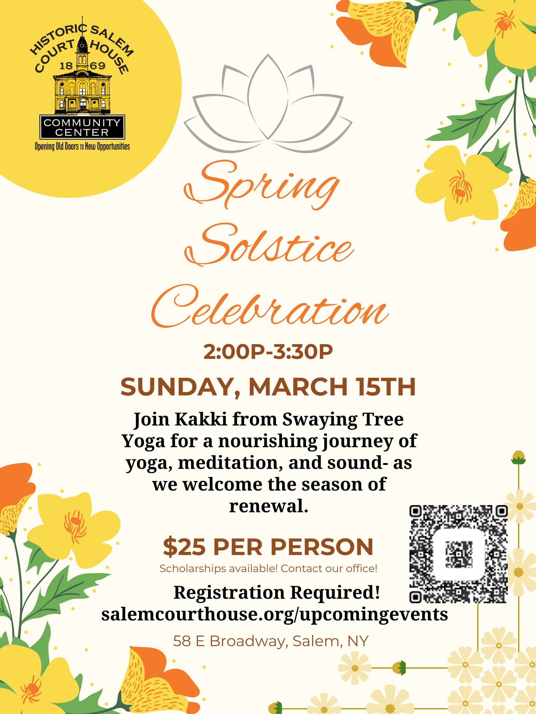 Spring Equinox Yoga w/Kakki from Swaying Tree Yoga