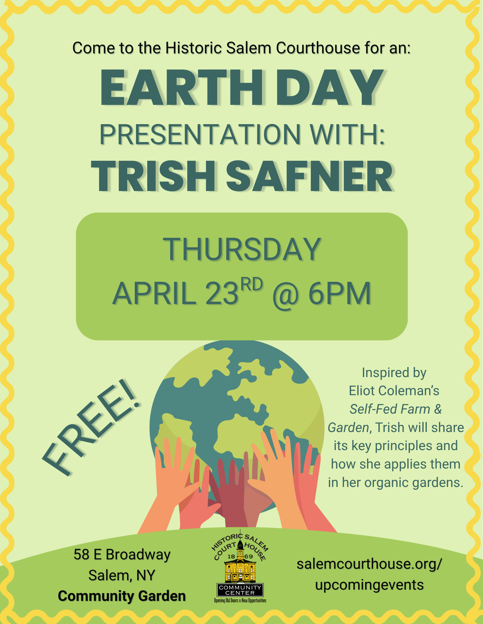 Earth Day Program w/Trish Safner