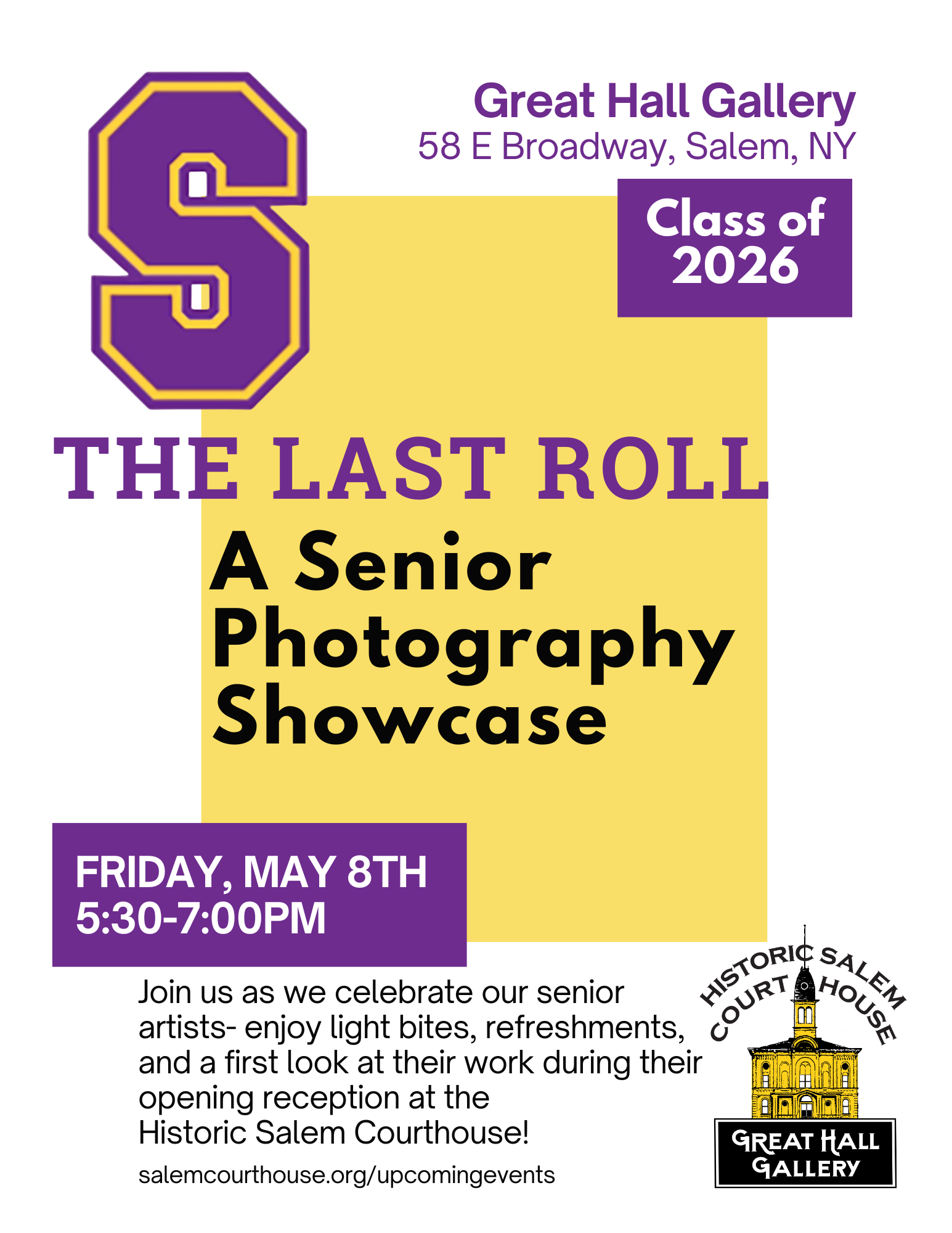 Great Hall Gallery: A Senior Photography Showcase