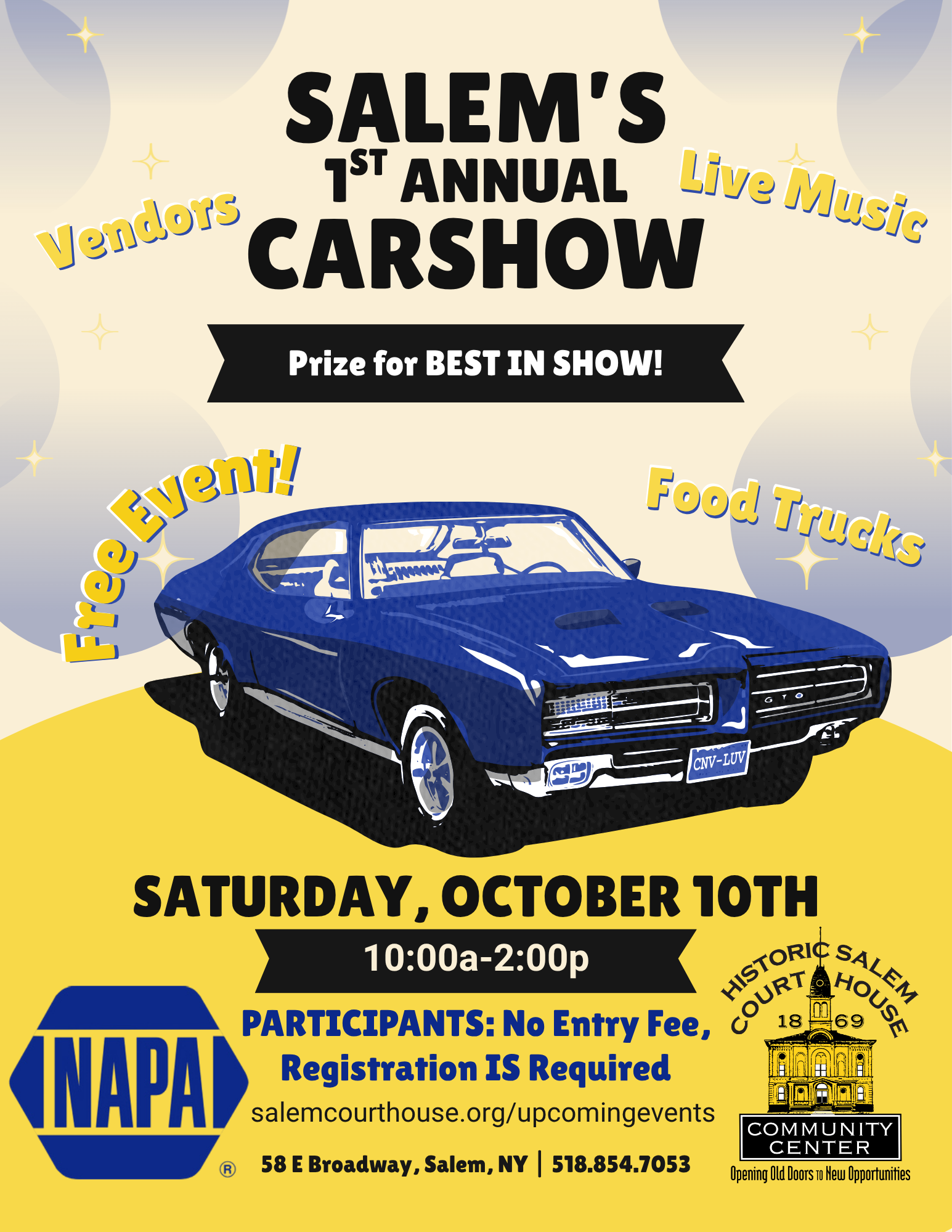Salem's 1st Annual Car Show