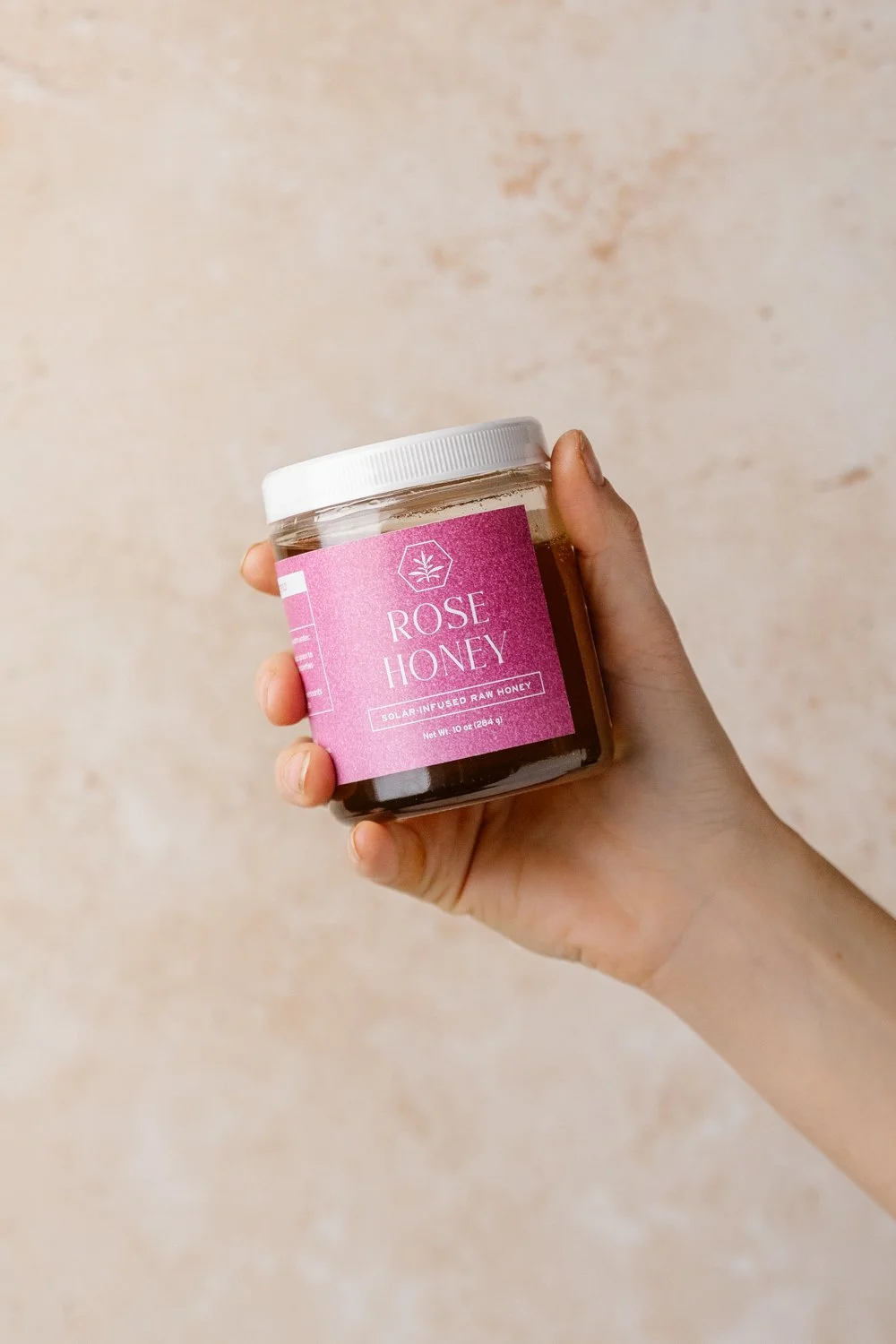 Organic Rose Honey - 10 oz.