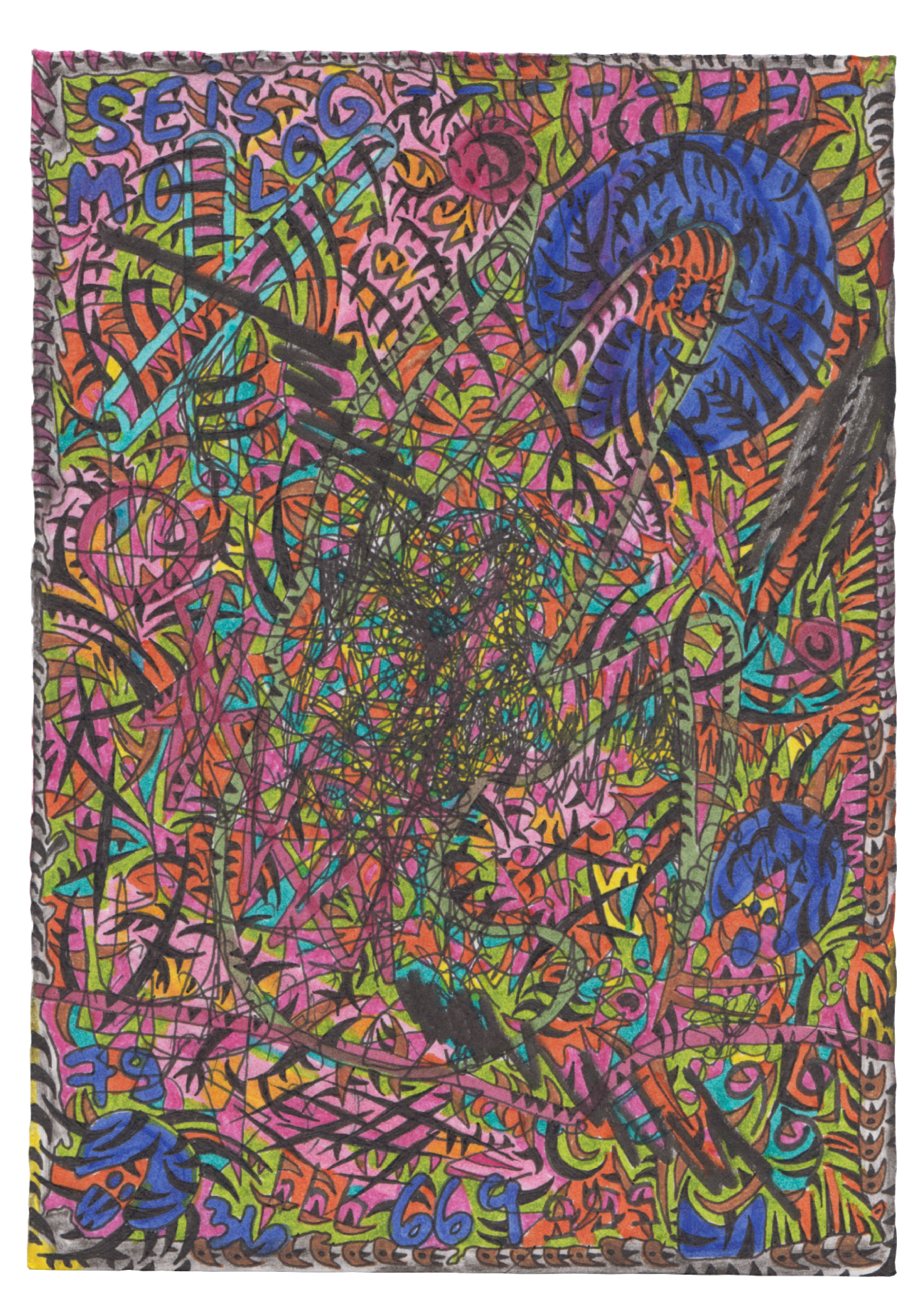  
JANUS III — BACK 
Pigment ink and acrylic on acid-free paper, 10.5 × 14.8 cm 
2025 — 7000 NOK
 
