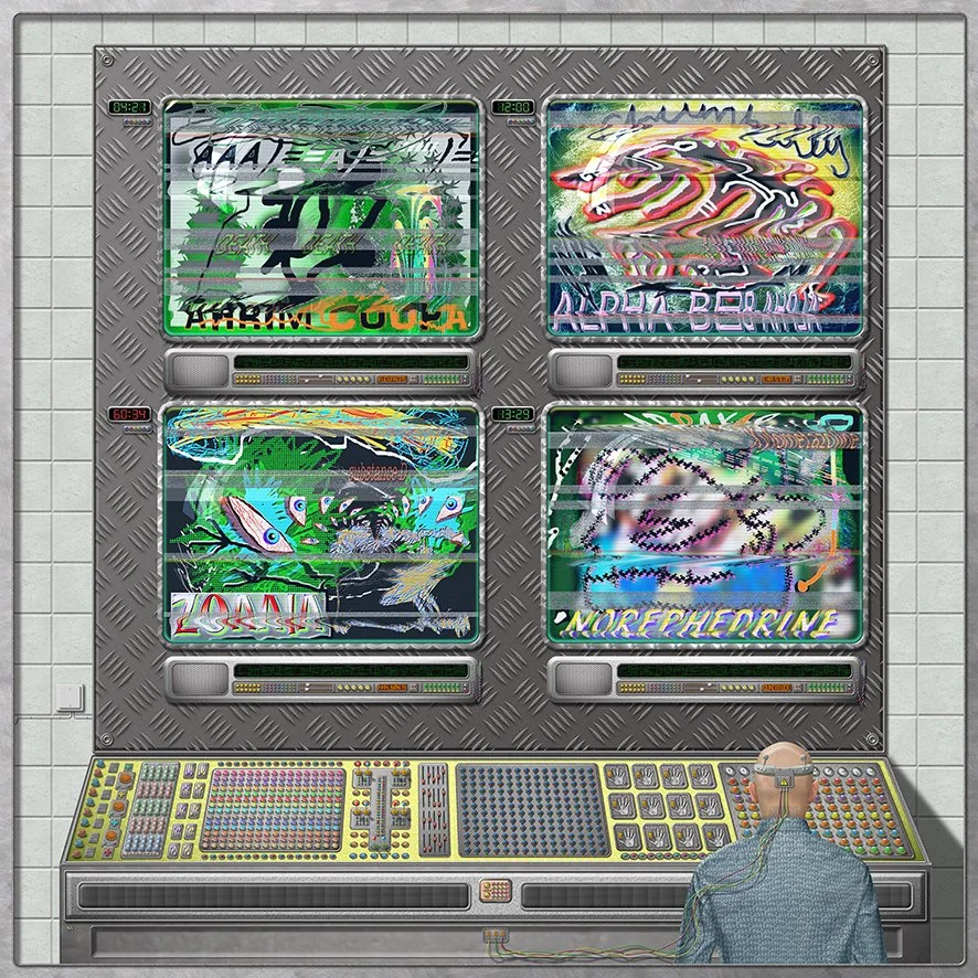  Cephalochromoscope
 print on aluminium with acrylic glass, 60 x 60 cm
 20000 NOK 