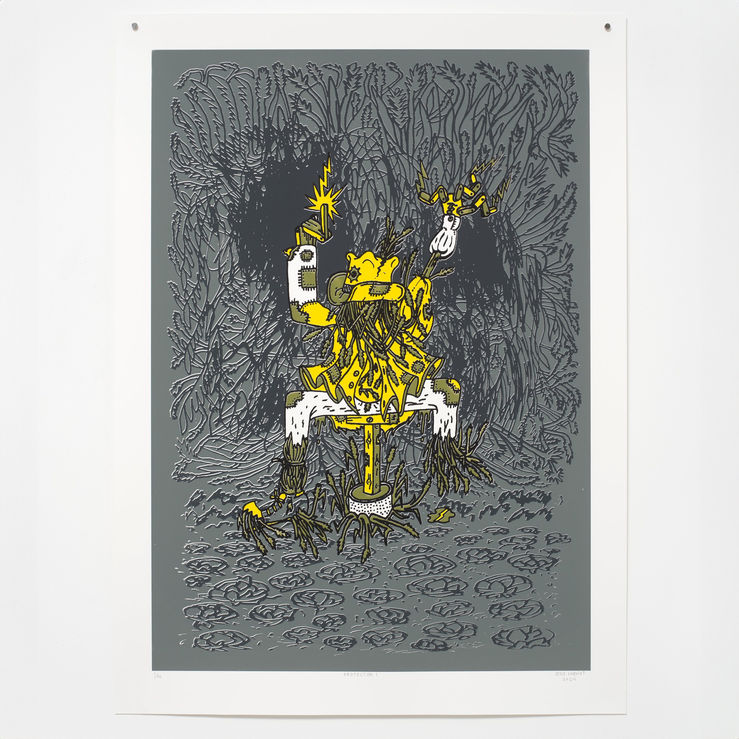  PROTECTOR 1  1 of 14 screenprints, 94,7 x 69,3cm 7000 NOK 