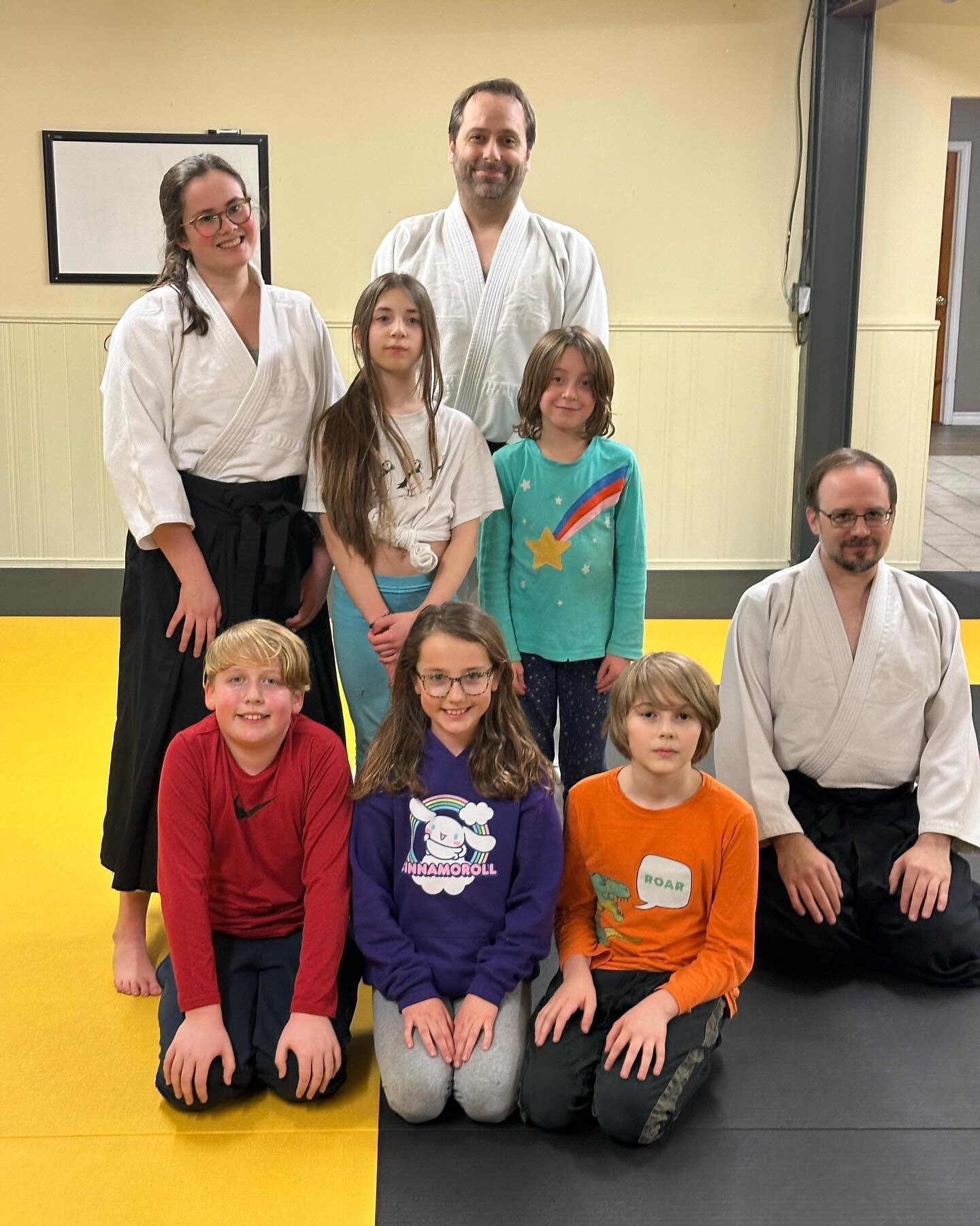 Starting off the week strong with our Monday night kids class! 👏 Join us for two weeks of free classes this month! #aikido #yoshinkan #yoshinkanaikido #dojo #training #martialarts #kıdsmartialarts