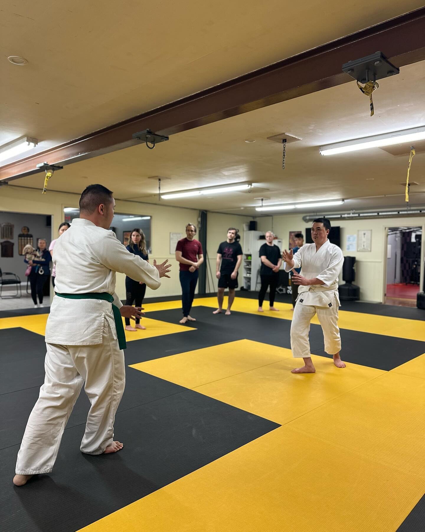 Thanks to everyone who came out to try our first teens and adults aikido class in 2024! Come join us for 2 free weeks of classes this month! #aikido #yoshinkan #yoshinkanaikido #martialarts #dojo #training #osu