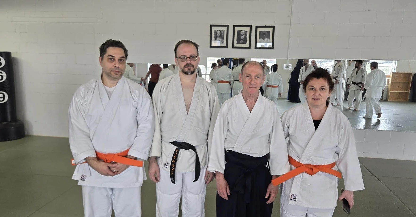 Hutter sensei, Wright sensei and two of our students spent this past weekend training with Jacques Payet sensei, 8th Dan, from Kyoto Japan. It was a total privilege and we came away with many things to work on to improve our aikido.
