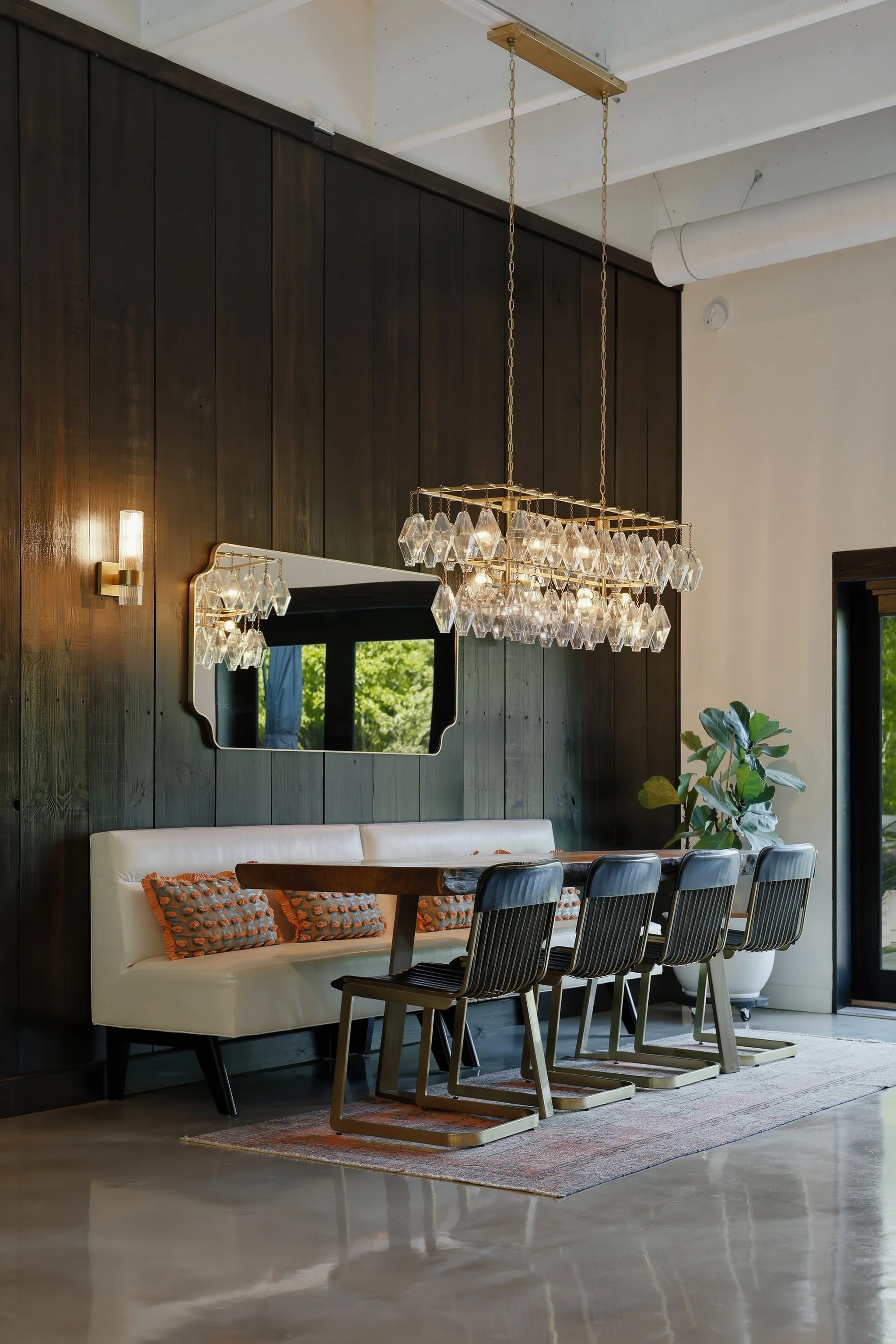 Dining Room with Chandelier