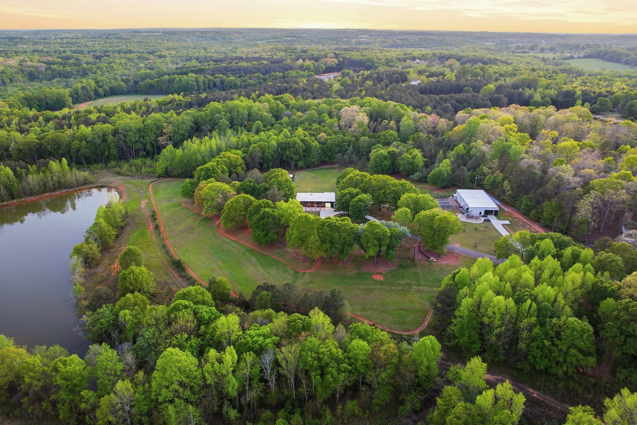 Clear View of Trails Around Property
