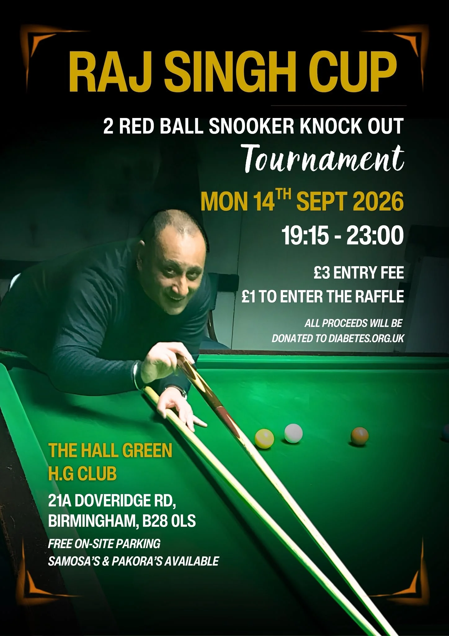 Raj Singh, 2 Red Ball Knockout Snooker