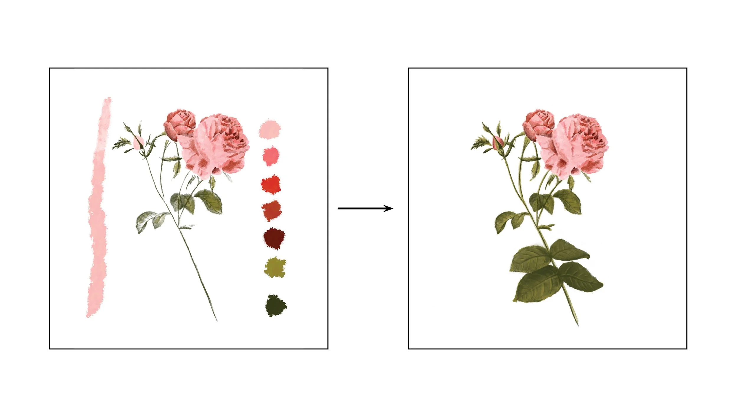 Garden Party Flower Illustration