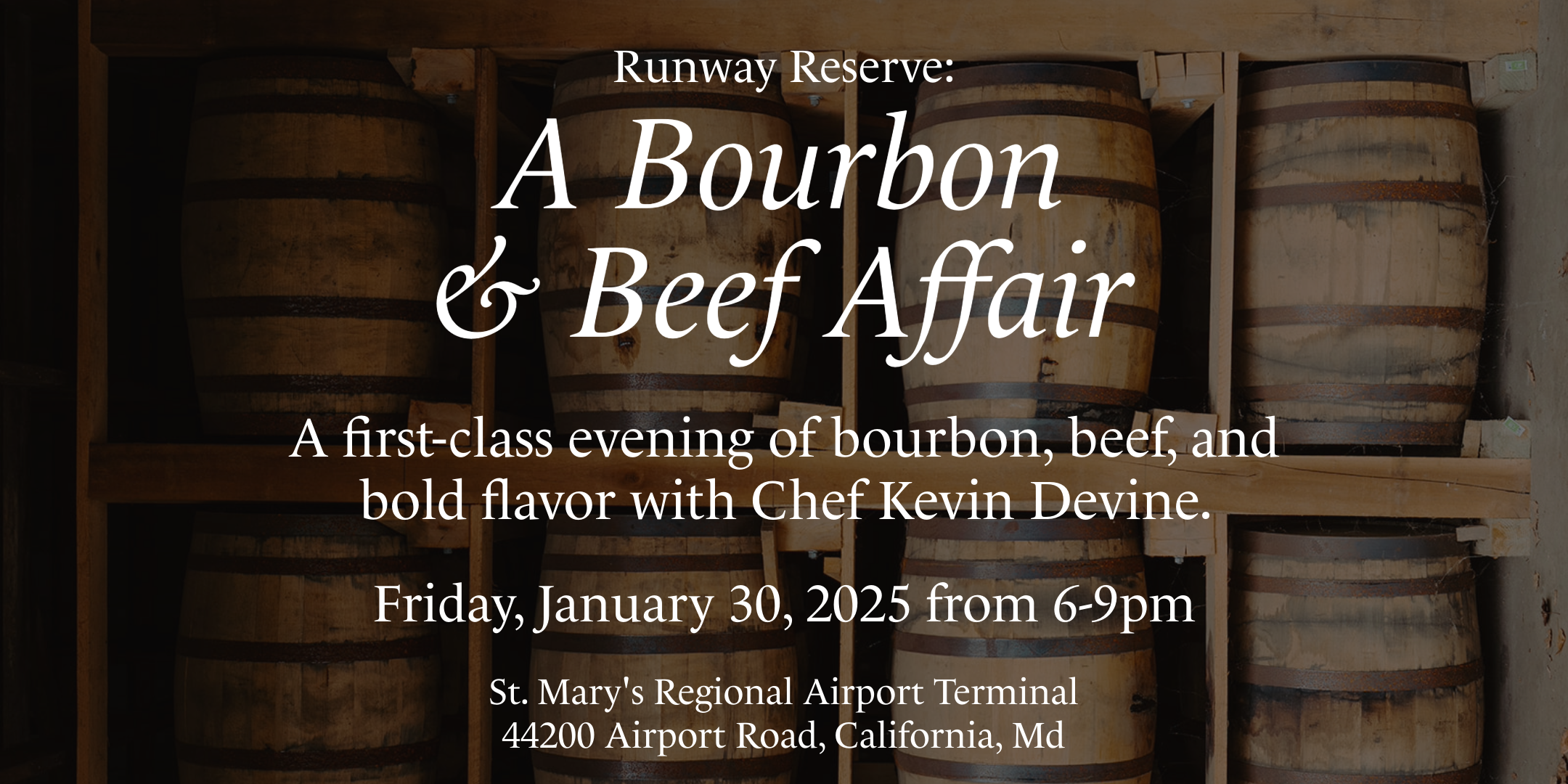 Runway Reserve: A Bourbon & Beef Affair