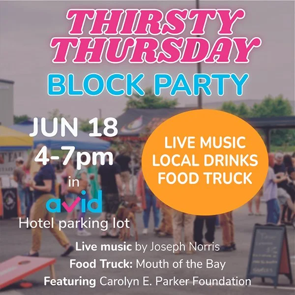 Thirsty Thursday Block Party in Avid Hotel parking lot