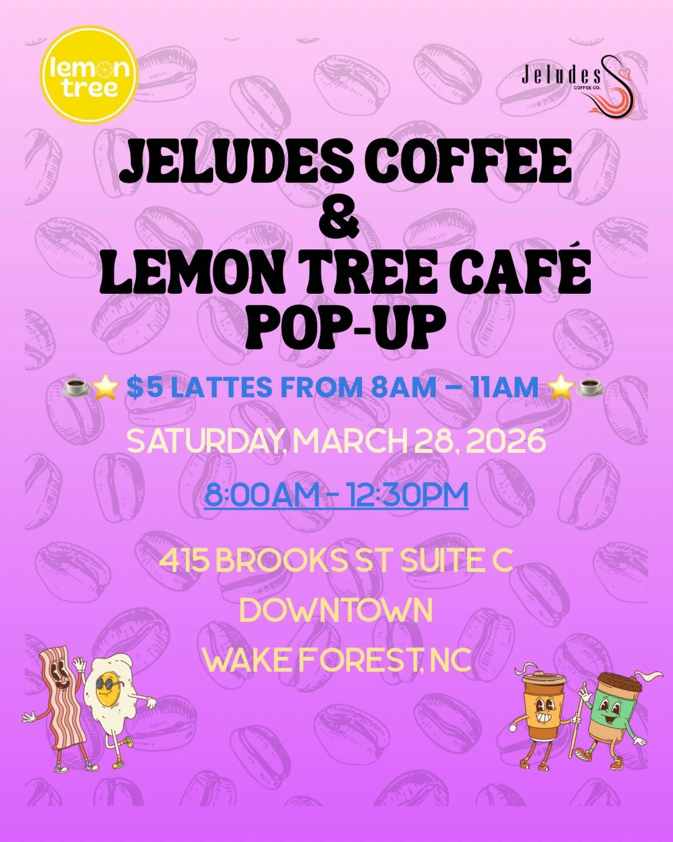 Fresh spring vibes, great coffee, and a breakfast pop-up worth waking up for ☕️✨

We&rsquo;re popping up this Saturday at the @the_lemon_tree cafe. Stop by 415 Brooks St from 8:00 AM to 12:30 PM for a taste of  c our freshly roasted specialty coffee.