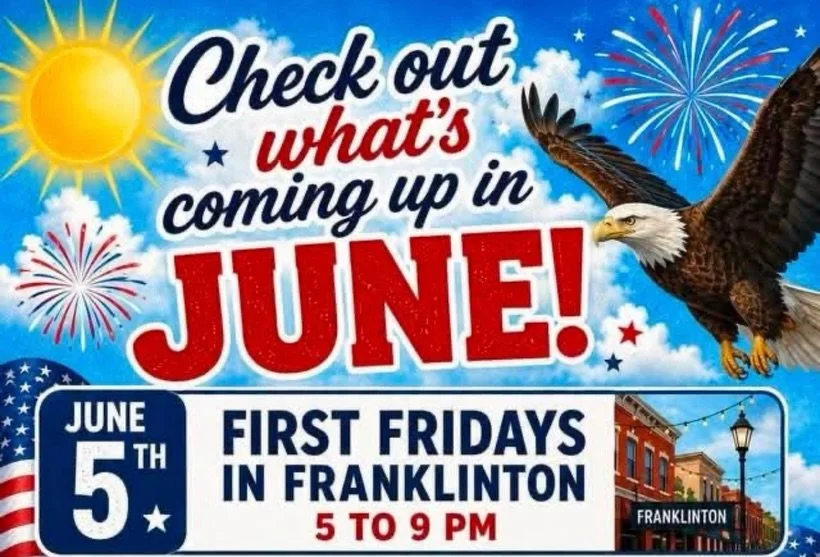 ☕🎉 Two chances to grab your favorite fresh-roasted coffee this weekend!
📍 Tonight: First Fridays in Downtown Franklinton
Join us in the heart of Franklinton for an evening of community, local vendors, and great coffee! Stop by our booth, say hello,