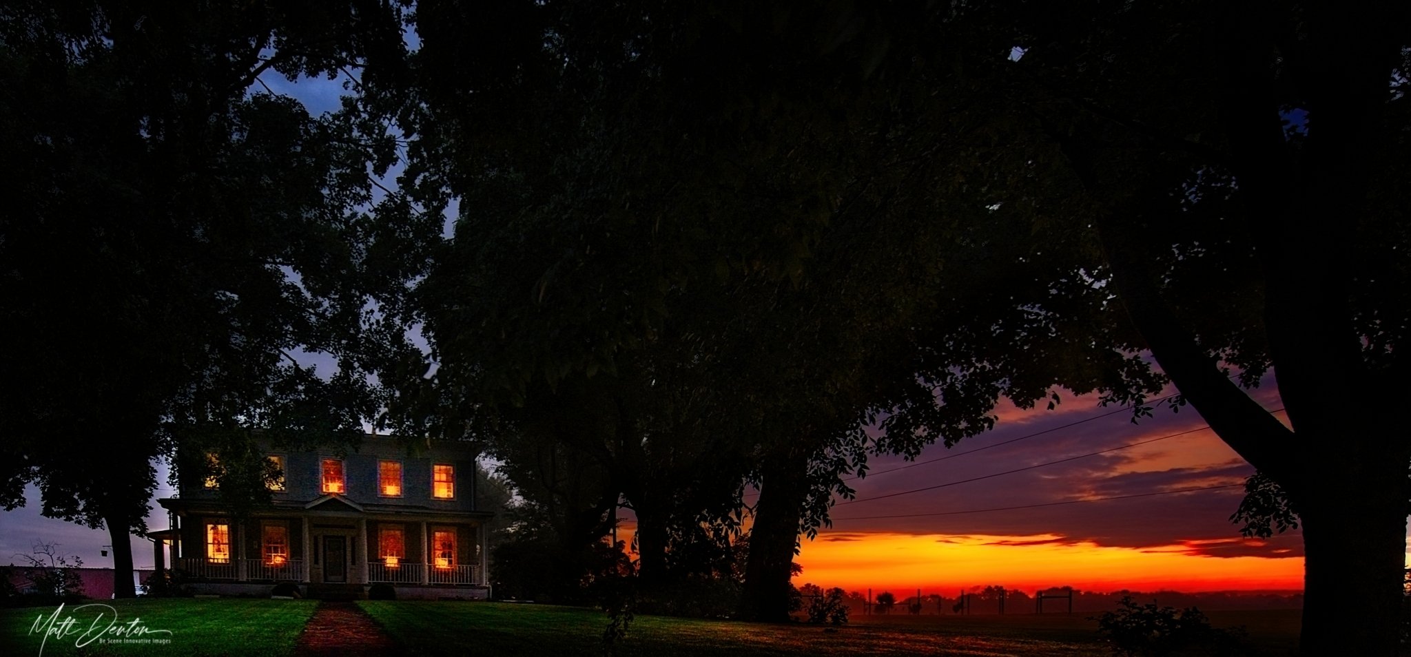 Candle Lit House Morning