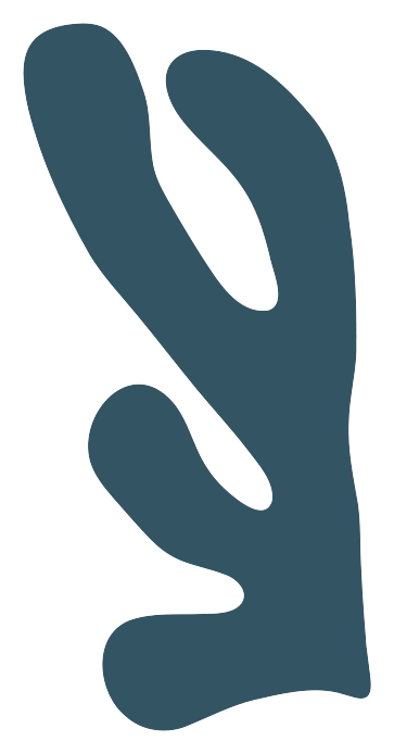 A minimalist illustration of a hand making a peace sign, with simplified shapes and a dark background.
