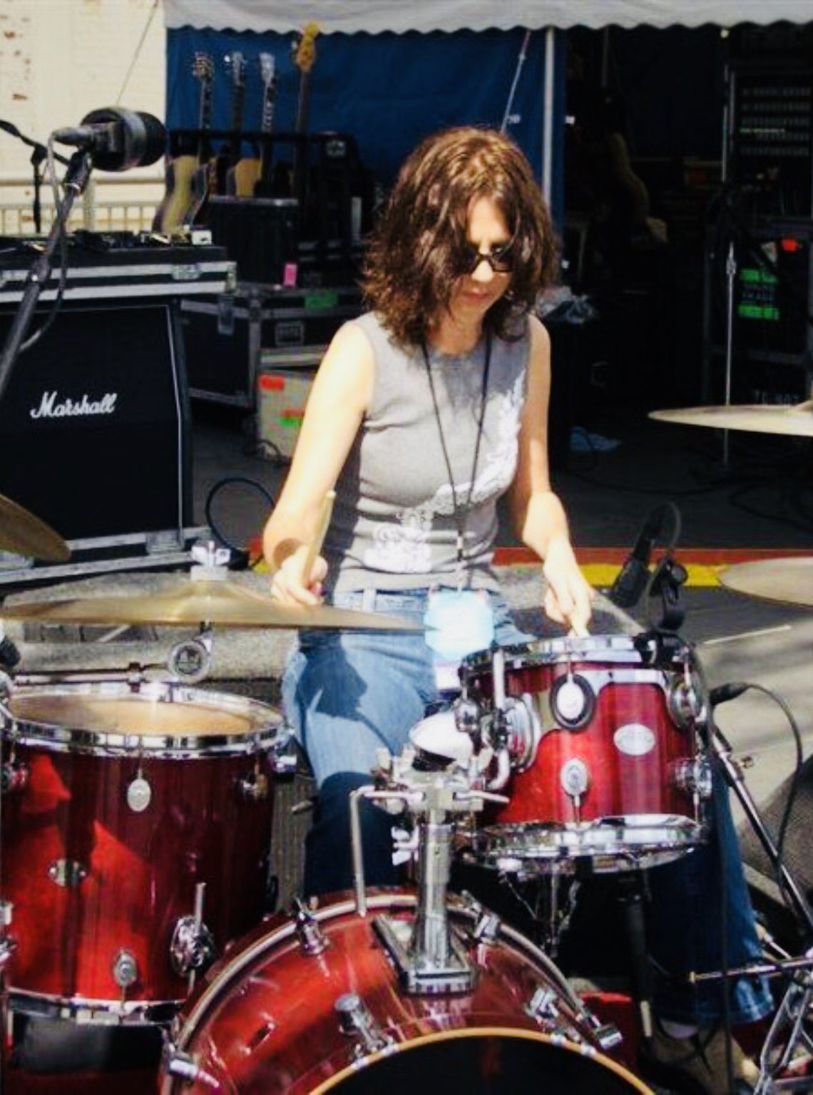 Kimmy on tour in Manhattan, Kansas in 2007