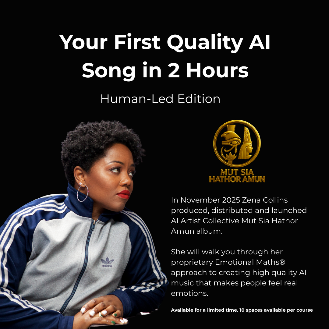 AI-EI Soul Masterclass Ticket (120-Minute Workshop) with AI Producer Zena Collins