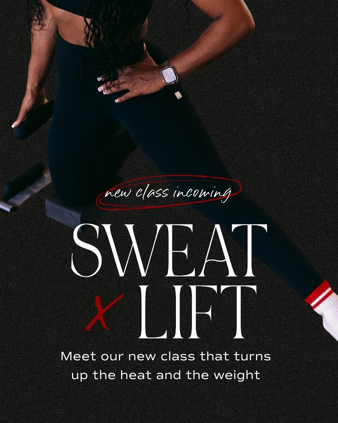 🚨 NEW CLASS ALERT 🚨

Call your bestie, cancel your Friday plans, grab your mat, Sweat x Lift is officially here. 🪩 

Led by our girl Jalene, this class turns up the heat (literally) by swapping those dainty Pilates weights for the ones that REALLY