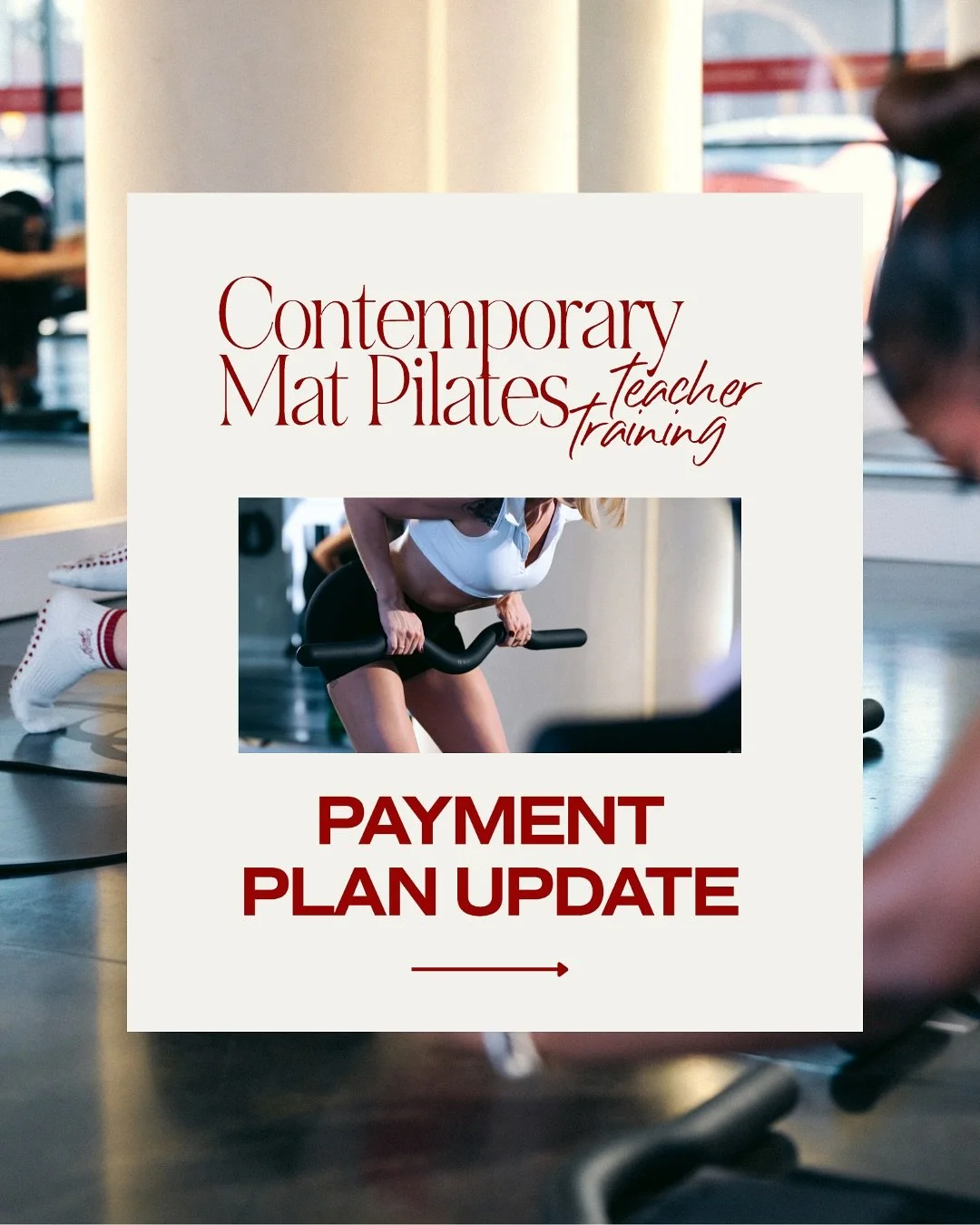 Last call for the easy split 👀 🔥 

January is officially your FINAL chance to enroll in our March Contemporary Mat Pilates Teacher Training with Starr on a 3-payment plan. After this month, enrollment moves to a 2-payment split only. Same powerhous