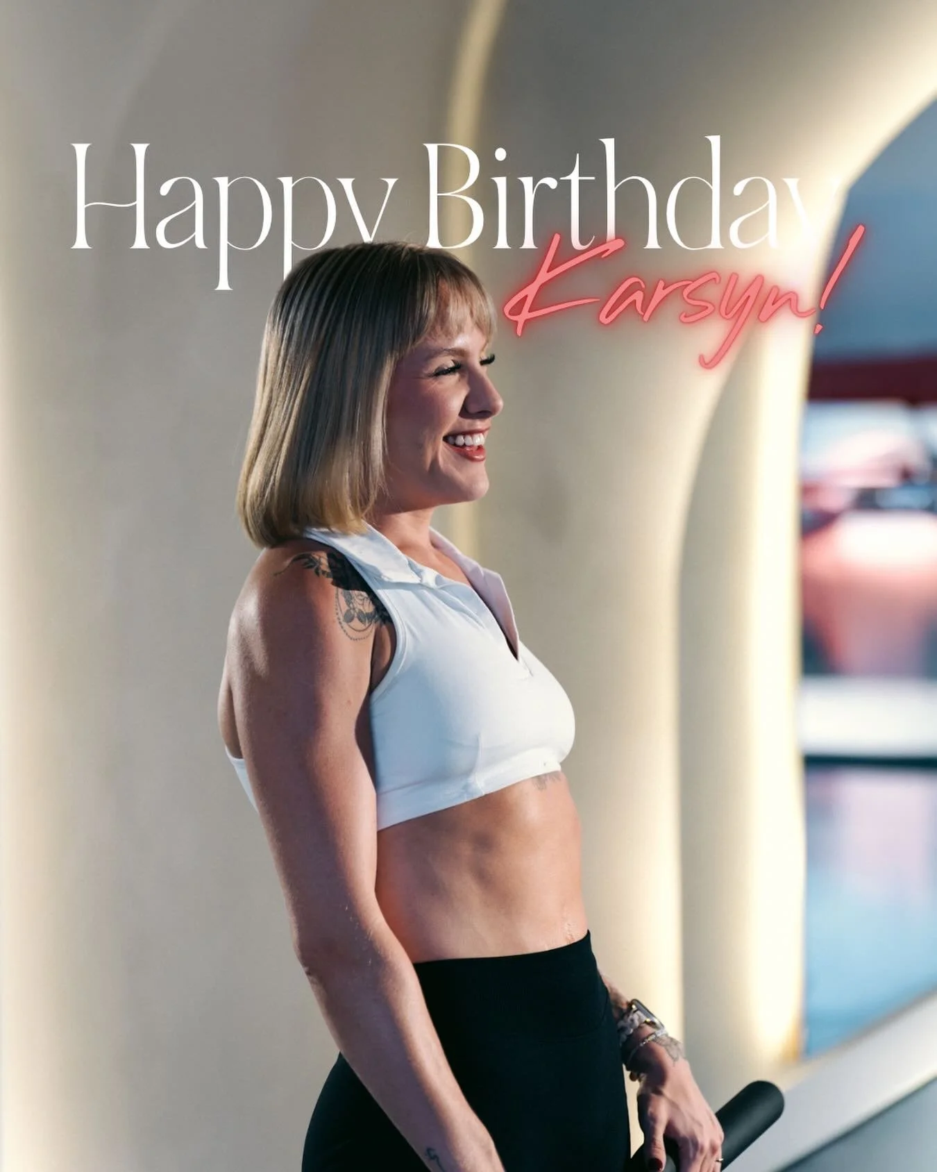 HAPPY birthday to our girl, Karsyn 🎉

The one who shows up with the biggest smile, the best energy, and somehow makes a plank feel like a party 🪩 We&rsquo;re SOoOoOO lucky to have you. Go celebrate yourself, you deserve it all! 🎂✨