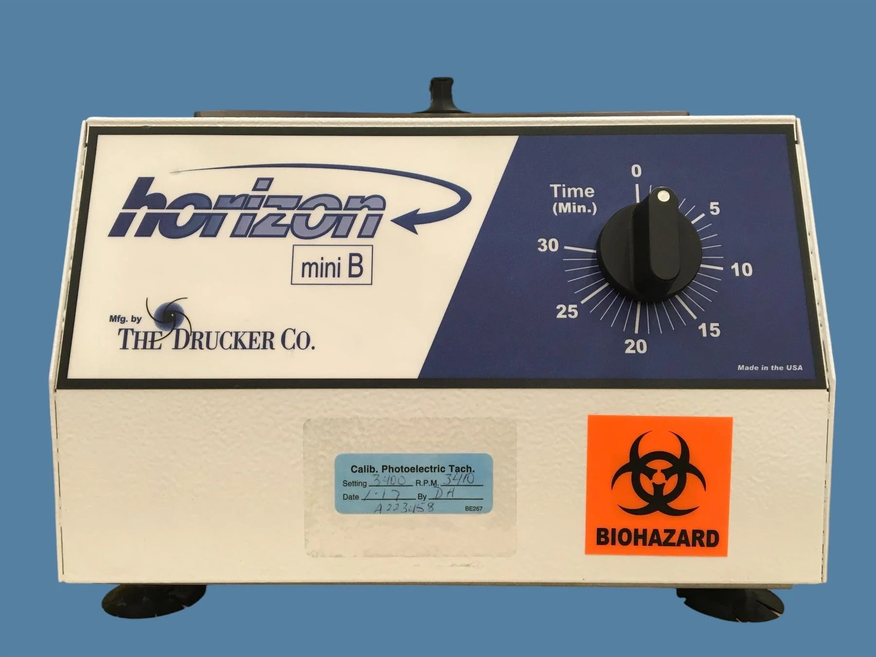 Drucker Horizon "mini B" Model 642B Single-Speed Centrifuge (2012)