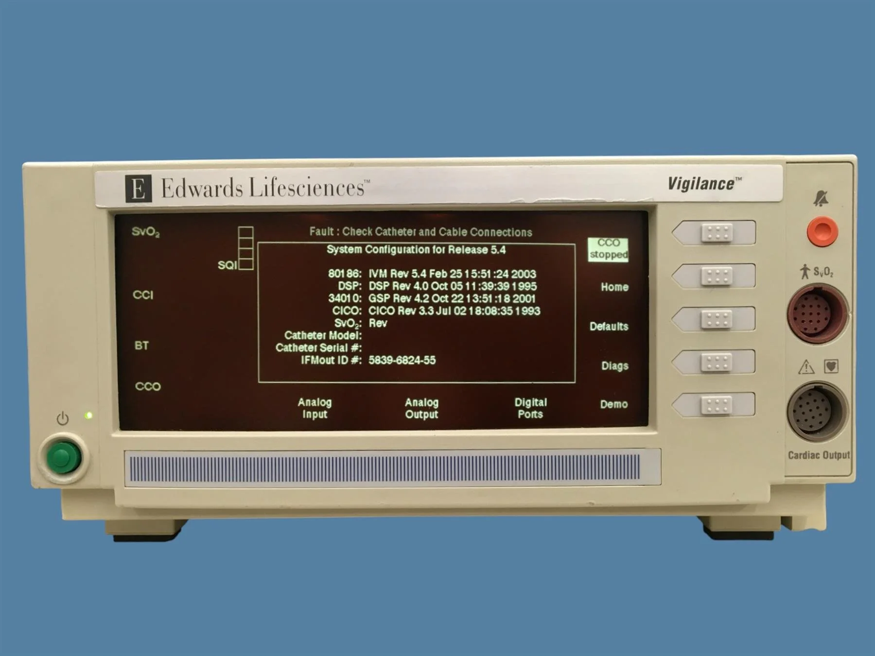Edwards Lifesciences Vigilance Monitor