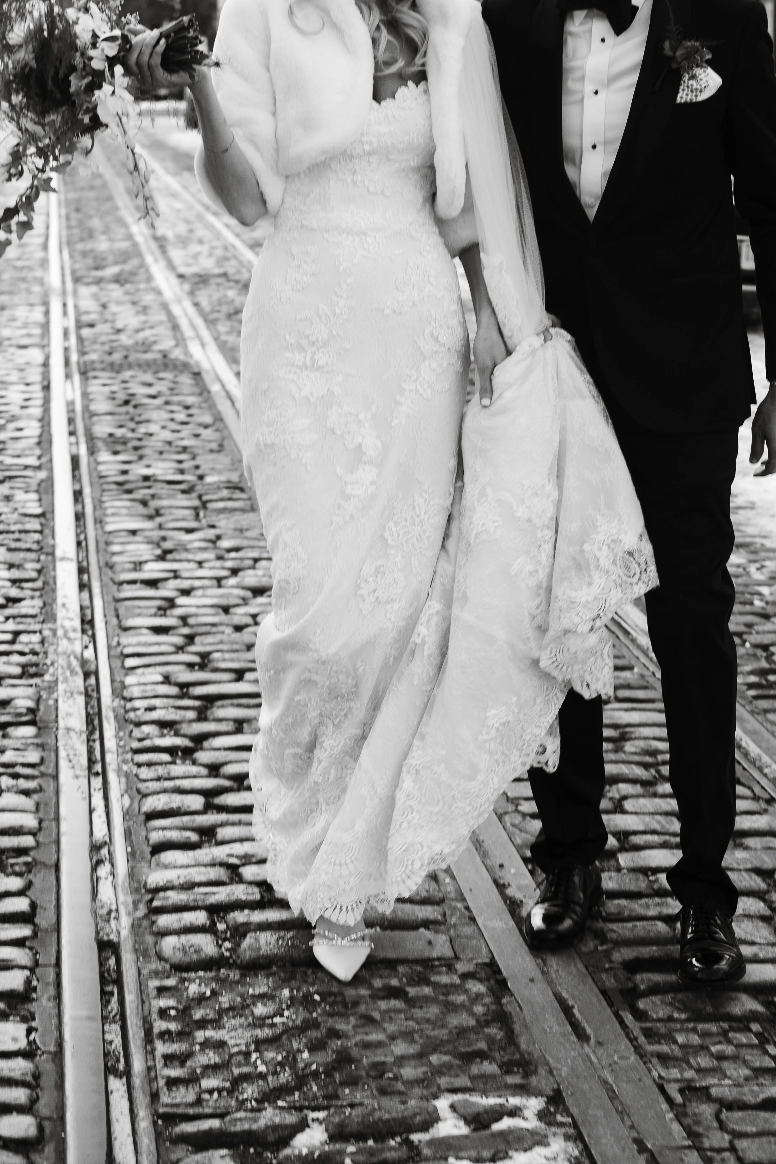 Blakley Thuman Wedding Cobblestone streets of Georgetown