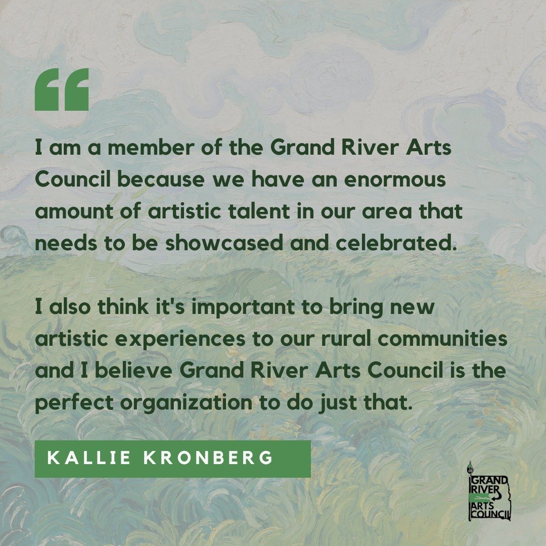 💚Why are you a GRAC member? 

For a donation of $25 or more, you can become a GRAC member and support arts programs in the Lemmon and Bison Communities! 

Your membership allows us to do cool things like this! 
🎨 Art For Life Programs at the Five C