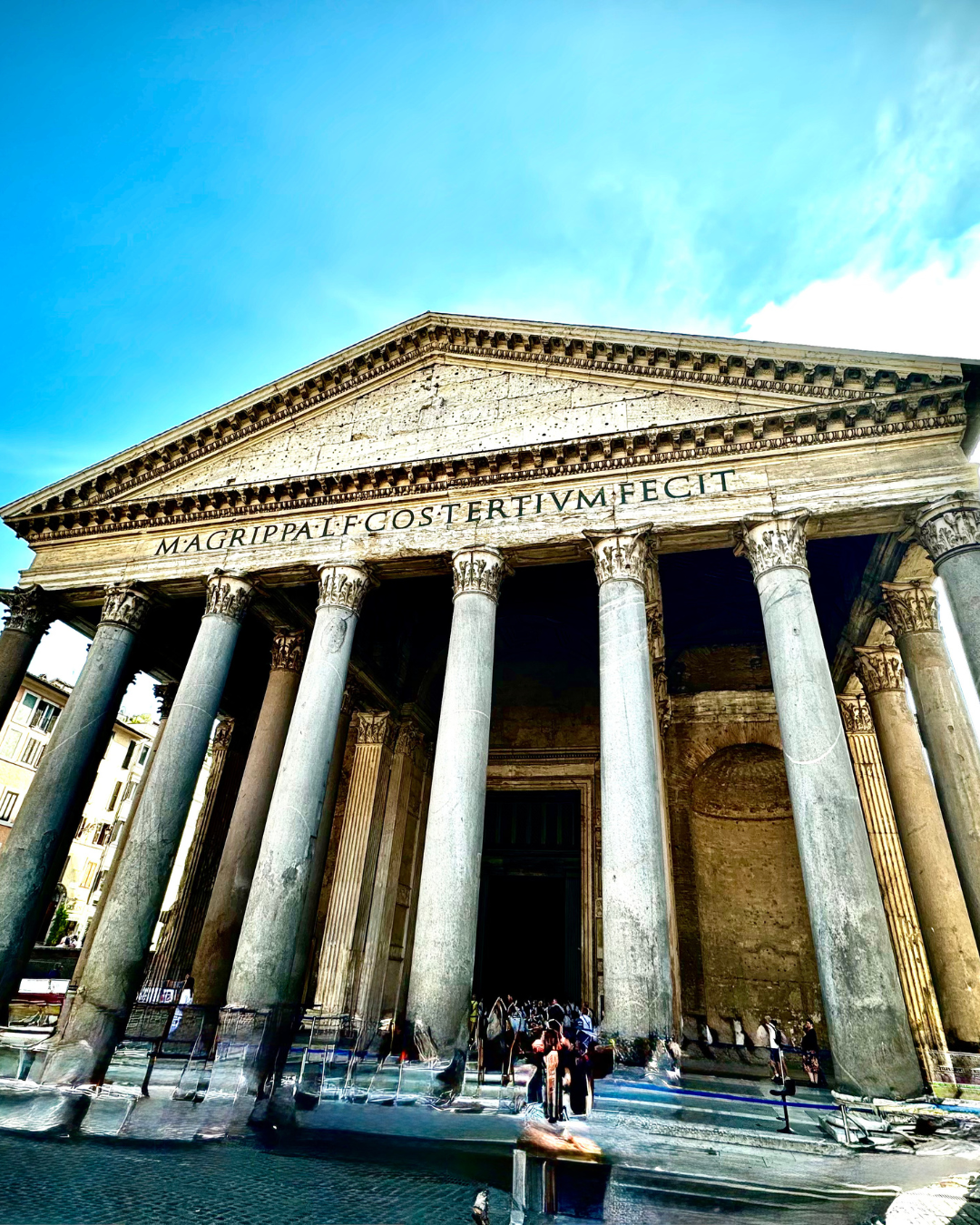 building with columns